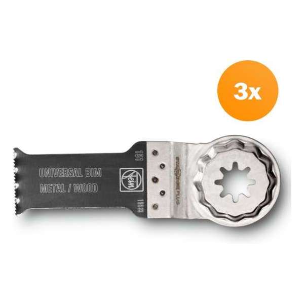 Fein 63502151220 E-Cut Universal zaagblad (3st) - SLP - 60 x 28 mm (151) Fein 63502151220 E-Cut Universal zaagblad (3st) - SLP - 60 x 28 mm (151)