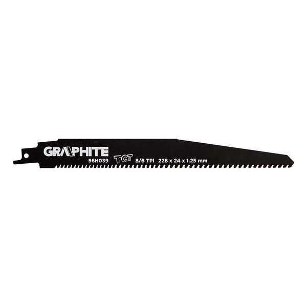 Recipro Zaagblad TCT 228 x 24 x 1,25 mm 8 / 6 TPI Recipro Zaagblad TCT 228 x 24 x 1,25 mm 8 / 6 TPI