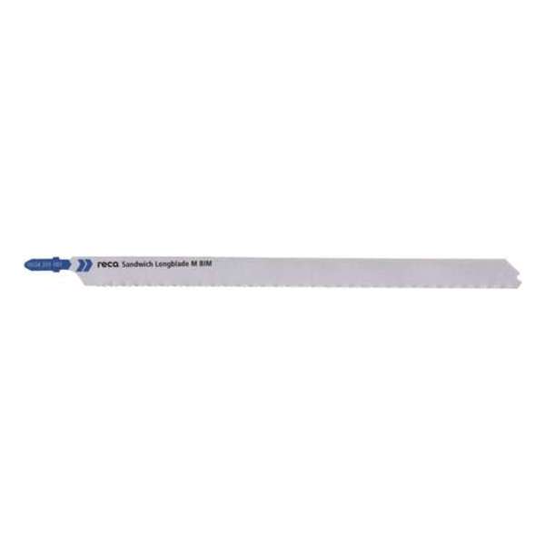 Reca Decoupeerzaagblad Sandwich Longblade BiM - Metaal - 1,1 mm - 250/230 mm speciaal voor sandwichpanelen (5 stuks) Reca Decoupeerzaagblad Sandwich Longblade BiM - Metaal - 1,1 mm - 250/230 mm speciaal voor sandwichpanelen (5 stuks)