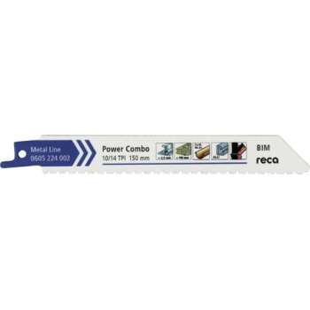 Reca Reciprozaagblad metaal Power  Combo 10/14 150 mm  BiM  XLS hoogwaardig, universeel vanaf 2 mm (10 stuks)