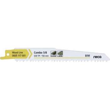 Reca Reciprozaagblad hout Combo 5/8 150 mm  BiM  zeer stabiel alle houtsoorten en spijkers (10 stuks)