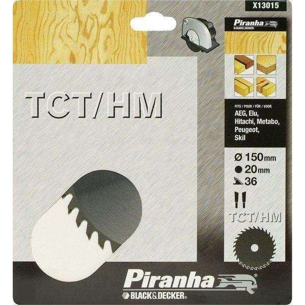 Piranha Cirkelzaagblad TCT/HM, 150x20mm 36 tanden X13015 Piranha Cirkelzaagblad TCT/HM, 150x20mm 36 tanden X13015