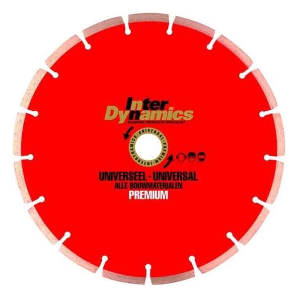 InterDynamics 404302 Premium Diamantdoorslijpschijf - 300 x 30 x 3,2mm - universeel InterDynamics 404302 Premium Diamantdoorslijpschijf - 300 x 30 x 3,2mm - universeel