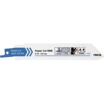 Reca Reciprozaagblad  Power Cut HM8 - 100x25x1,25 mm voor hard staal 4-12 mm tot 10 x langere levensduur (3 stuks)