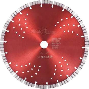 vidaXL Diamantzaagblad met turbo en gaten 300 mm staal  VDXL_143233
