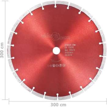 vidaXL Diamantzaagblad 300 mm staal  VDXL_143240