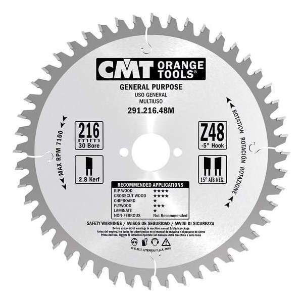 CMT 291.180.24M Cirkelzaagblad - 180 x 30 x 24T - Hout CMT 291.180.24M Cirkelzaagblad - 180 x 30 x 24T - Hout
