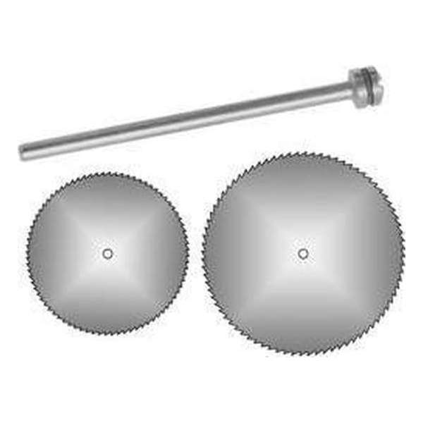 Donau Elektronik 2 cirkelzaagbladen Ø 16 + 22 mm met opspandoorn 1641 22 mm Donau Elektronik 2 cirkelzaagbladen Ø 16 + 22 mm met opspandoorn 1641 22 mm