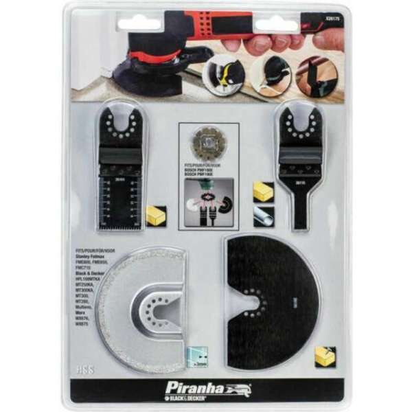 Piranha Combo Set with Adaptor Piranha Combo Set with Adaptor
