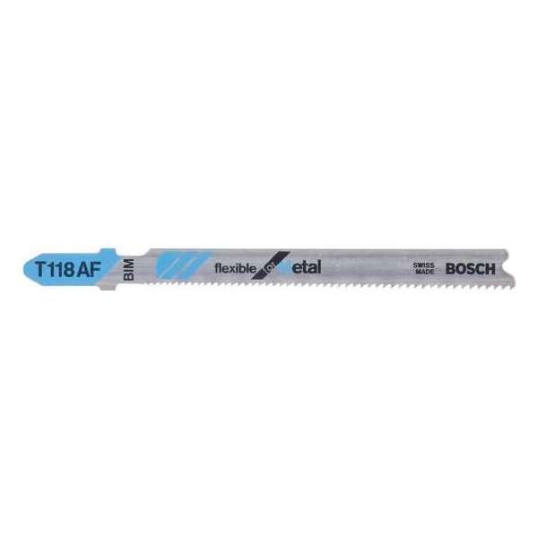 Bosch - Decoupeerzaagblad T 118 AF Flexible for Metal - 25 stuks Bosch - Decoupeerzaagblad T 118 AF Flexible for Metal - 25 stuks