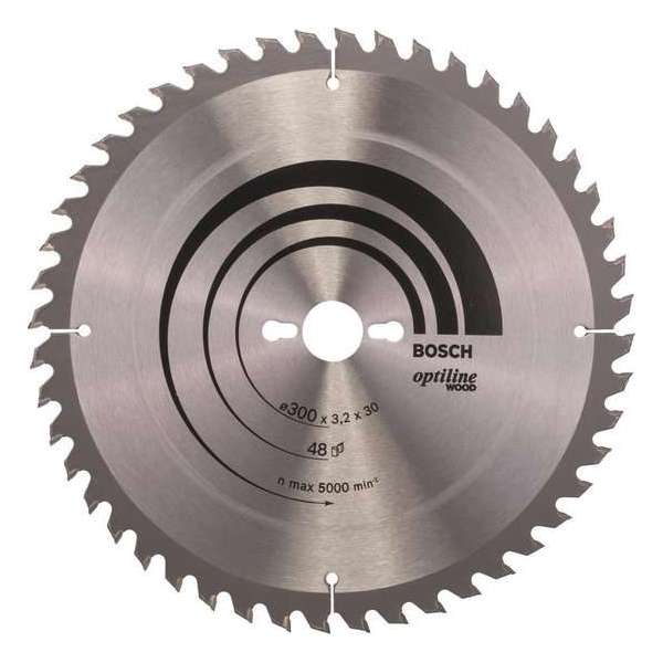 Bosch - Cirkelzaagblad Optiline Wood 300 x 30 x 3,2 mm, 48 Bosch - Cirkelzaagblad Optiline Wood 300 x 30 x 3,2 mm, 48