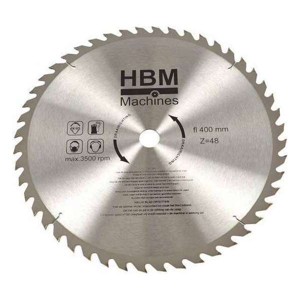 HBM 400 x 48T cirkelzaagblad voor hout - ASGAT 30 mm HBM 400 x 48T cirkelzaagblad voor hout - ASGAT 30 mm