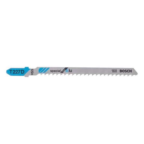 Bosch - Decoupeerzaagblad T 227 D Special for Alu - 3 stuks Bosch - Decoupeerzaagblad T 227 D Special for Alu - 3 stuks