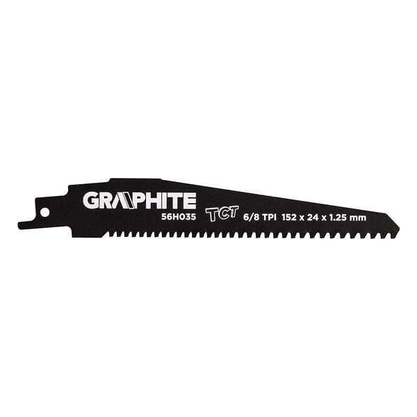 Recipro Zaagblad TCT 152 x 24 x 1,25 mm 6 / 8 TPI Recipro Zaagblad TCT 152 x 24 x 1,25 mm 6 / 8 TPI