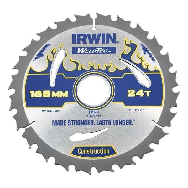 IRWIN Cirkelzaagblad WELDTEC 190x Asgat 30 (20)x40T 2,4 ATB IRWIN Cirkelzaagblad WELDTEC 190x Asgat 30 (20)x40T 2,4 ATB