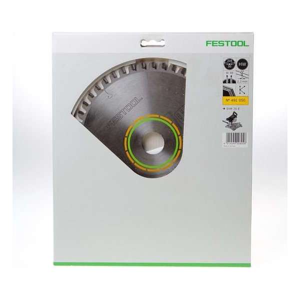 Festool 491050 / 216x2,3x30 W48 Cirkelzaagblad - 216 x 30 x 48T - Hout Festool 491050 / 216x2,3x30 W48 Cirkelzaagblad - 216 x 30 x 48T - Hout