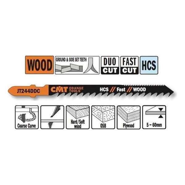 Decoupeerzagen HCS 75 x 100 mm. 6tpi (wood) Decoupeerzagen HCS 75 x 100 mm. 6tpi (wood)