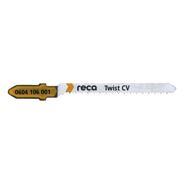Reca Decoupeerzaagblad Twist CV - Hout - 1,3mm - 75/50 mm scherpe bochten in hout 2-20 mm (10 stuks) Reca Decoupeerzaagblad Twist CV - Hout - 1,3mm - 75/50 mm scherpe bochten in hout 2-20 mm (10 stuks)