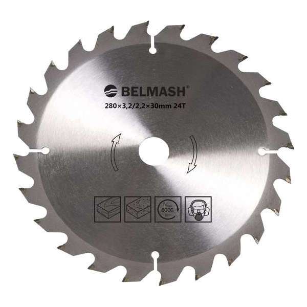 BELMASH zaagblad Ø280mm - as 30mm - 24T BELMASH zaagblad Ø280mm - as 30mm - 24T