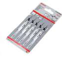 Bosch Decoupeerzaagblad hardhout T 101 BR blister van 5 zaagjes
