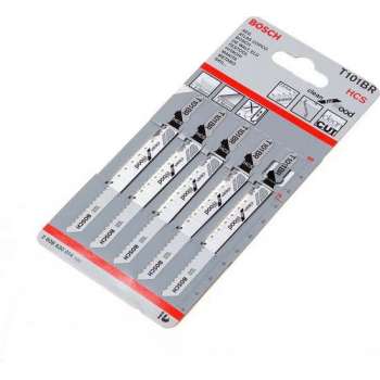 Bosch Decoupeerzaagblad hardhout T 101 BR blister van 5 zaagjes