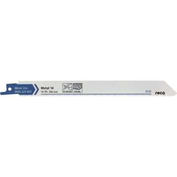 Reca Reciprozaagblad metaal Metal 14 200 mm  BiM Dikke platen (3-8 mm), massieve buizen / profielen (25 stuks)