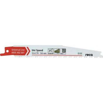 Reca Reciprozaagblad  Universeel Uni Speed 150 mm  BiM hout metaal epoxy aluminium (10 stuks)