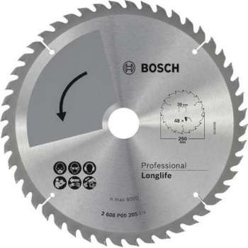 PROF. CIRKELZAAGBLAD PRECISION 250X2X30/-,T48 (1)