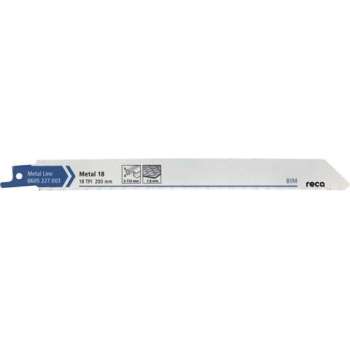 Reca Reciprozaagblad metaal Metal 18 200 mm  BiM Dunne platen (1,5-4 mm), buizen / profielen (10 stuks)