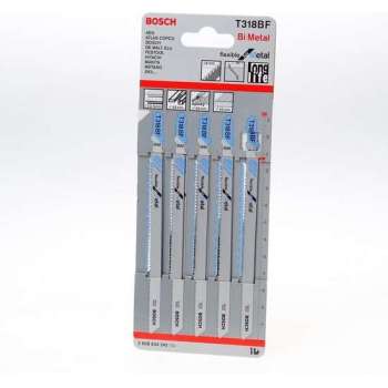 Bosch Decoupeerzaagblad metaal T 318 BF blister van 5 bladen