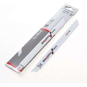 Bosch Reciprozaagblad flexibel hout en metaal S 1122 HF 225mm blister van 5 zaagjes