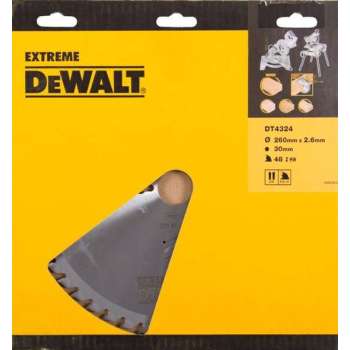 DeWALT DT4324 Universeel Cirkelzaagblad 260x1.8x30mm 48T