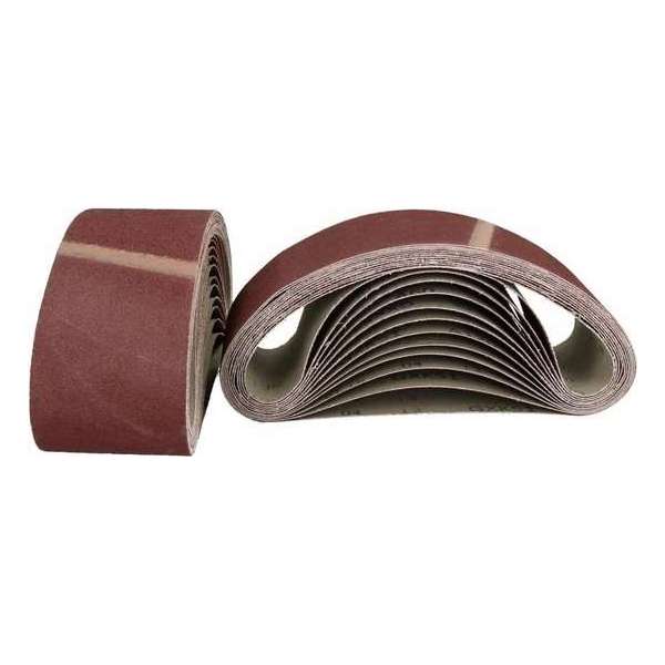 Schuurbanden 75 x 533 mm gemixte grofte voor bandschuurmachines 25 stuks Schuurbanden 75 x 533 mm gemixte grofte voor bandschuurmachines 25 stuks