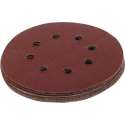 Silverline 125 mm geperforeerde klittenband schuurschijven 10 st.