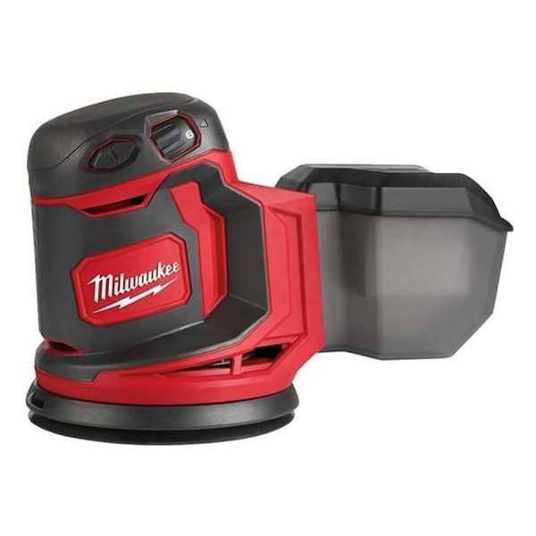 Milwaukee M18 BOS125-0 18V Li-Ion Accu excentrische schuurmachine body - 125mm Milwaukee M18 BOS125-0 18V Li-Ion Accu excentrische schuurmachine body - 125mm