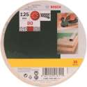 Bosch Schuurbladenset - 25-delig - 125 mm (korrel 80)