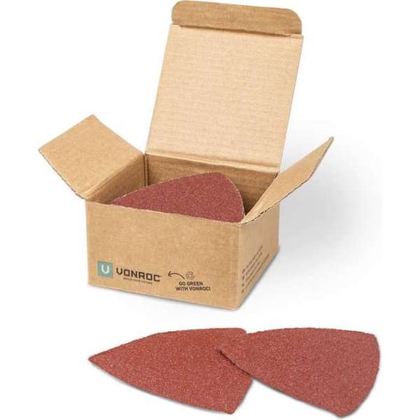 VONROC Schuurpapier set – 82MM – 50 stuks VONROC Schuurpapier set – 82MM – 50 stuks