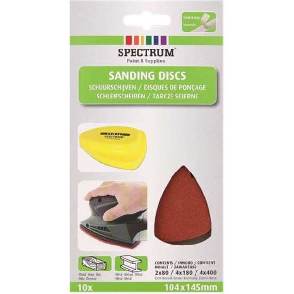 Schuurschijven / schuurpapier - 104 x 145 mm - 10 stuks Schuurschijven / schuurpapier - 104 x 145 mm - 10 stuks