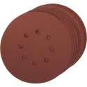 Silverline Geperforeerde Klittenband Schuurschijven, 150 mm. - 4 x 60 Korrel, 2 x 80 Korrel, 2 x 120 Korrel, 2 x 240 Korrel