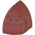 Silverline Klittenband Schuurvellen - 105 x 152 mm. - 120 Korrel - 10 stuks