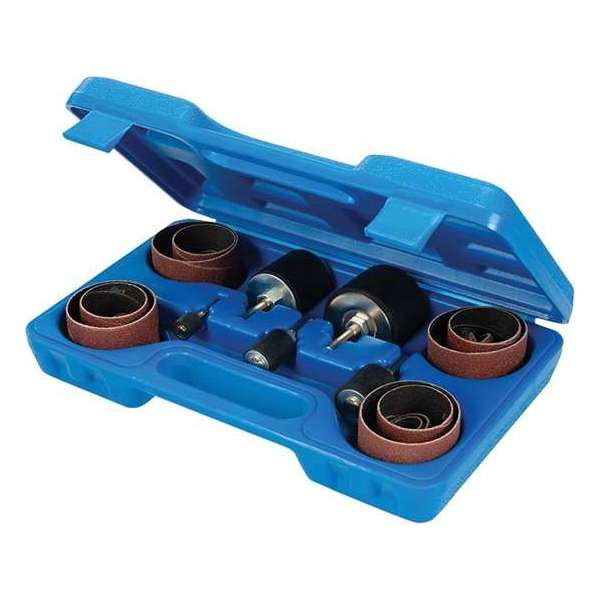 Silverline Schuurkoker 13 t/m 50 mm. in Handige Koffer - 80 Korrel - 25 Delig Set Silverline Schuurkoker 13 t/m 50 mm. in Handige Koffer - 80 Korrel - 25 Delig Set