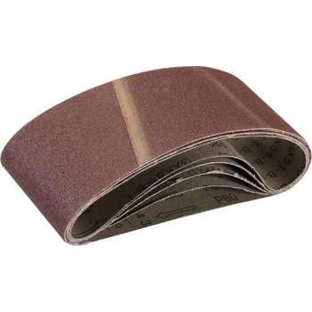 Silverline Schuurbanden - Schuurband - 75 x 457 mm. - 80 Korrel - 5 stuks