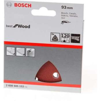 Bosch Schuurvel delta wood and paint K120 blister van 5 vellen