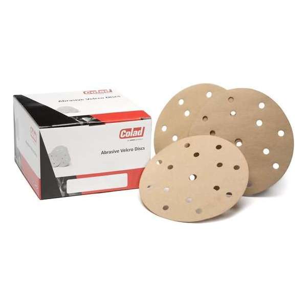 COLAD Schuurschijven 150mm met 15 gaten Velcro - P120 COLAD Schuurschijven 150mm met 15 gaten Velcro - P120