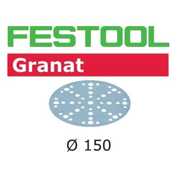 Festool 575157 STF D150/48 P120 GR/10 Schuurschijven - 150 x P120 (10st) Festool 575157 STF D150/48 P120 GR/10 Schuurschijven - 150 x P120 (10st)
