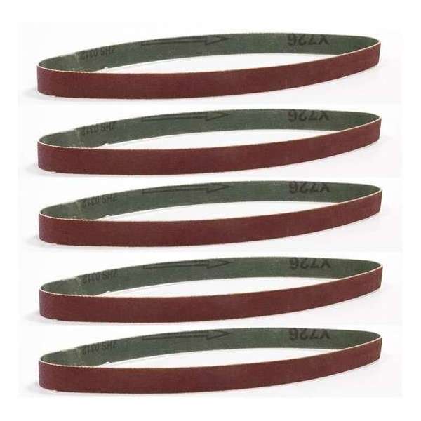 Set schuurbanden 8 mm – K40 | 5 stuks Set schuurbanden 8 mm – K40 | 5 stuks