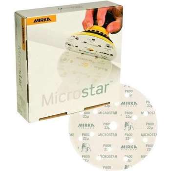 MIRKA Microstar Schuurschijven 150mm met 15 gaten - P1500