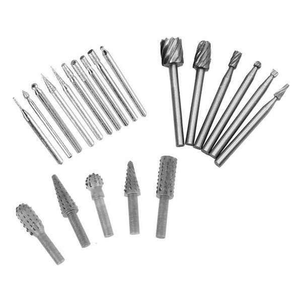 Set frezen & raspen, 21 delig Set frezen & raspen, 21 delig