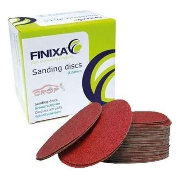 FINIXA SPDS Schuurschijven RED 150mm zonder gaten - P80 FINIXA SPDS Schuurschijven RED 150mm zonder gaten - P80