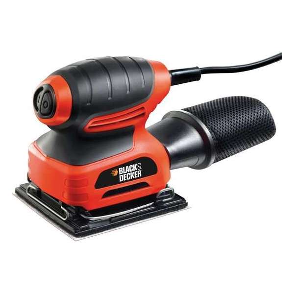 BLACK+DECKER KA400 Vlakschuurmachine - 220 W - 113 x 109 mm schuurplateau BLACK+DECKER KA400 Vlakschuurmachine - 220 W - 113 x 109 mm schuurplateau
